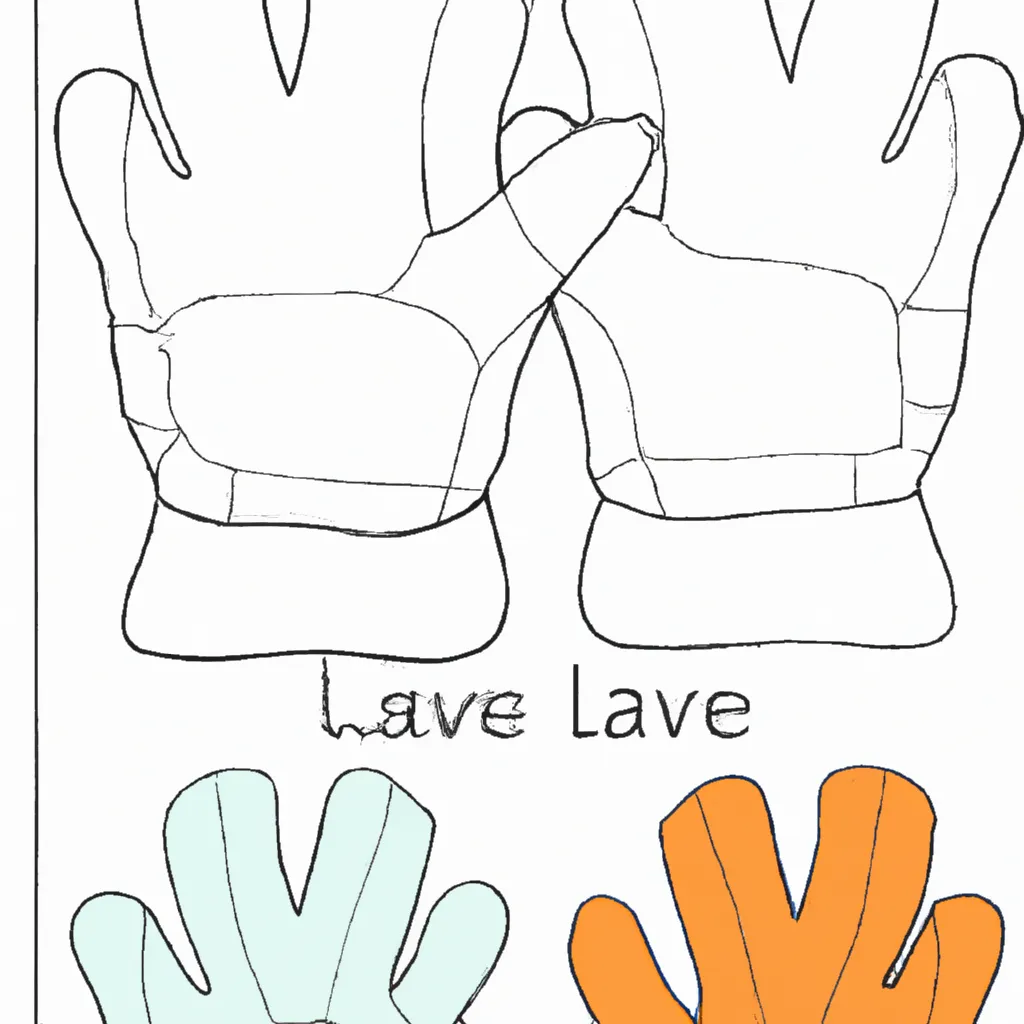 Colorindo Luvas: Uma Divertida Atividade para Crianças! Desenho para criancas de desenhos luvas arte moda criativa