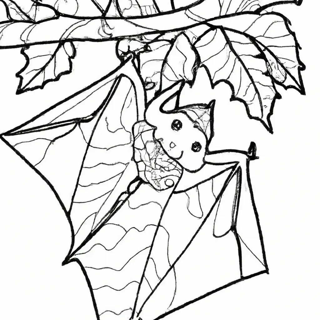 Desenho para criancas de desenhos morcego