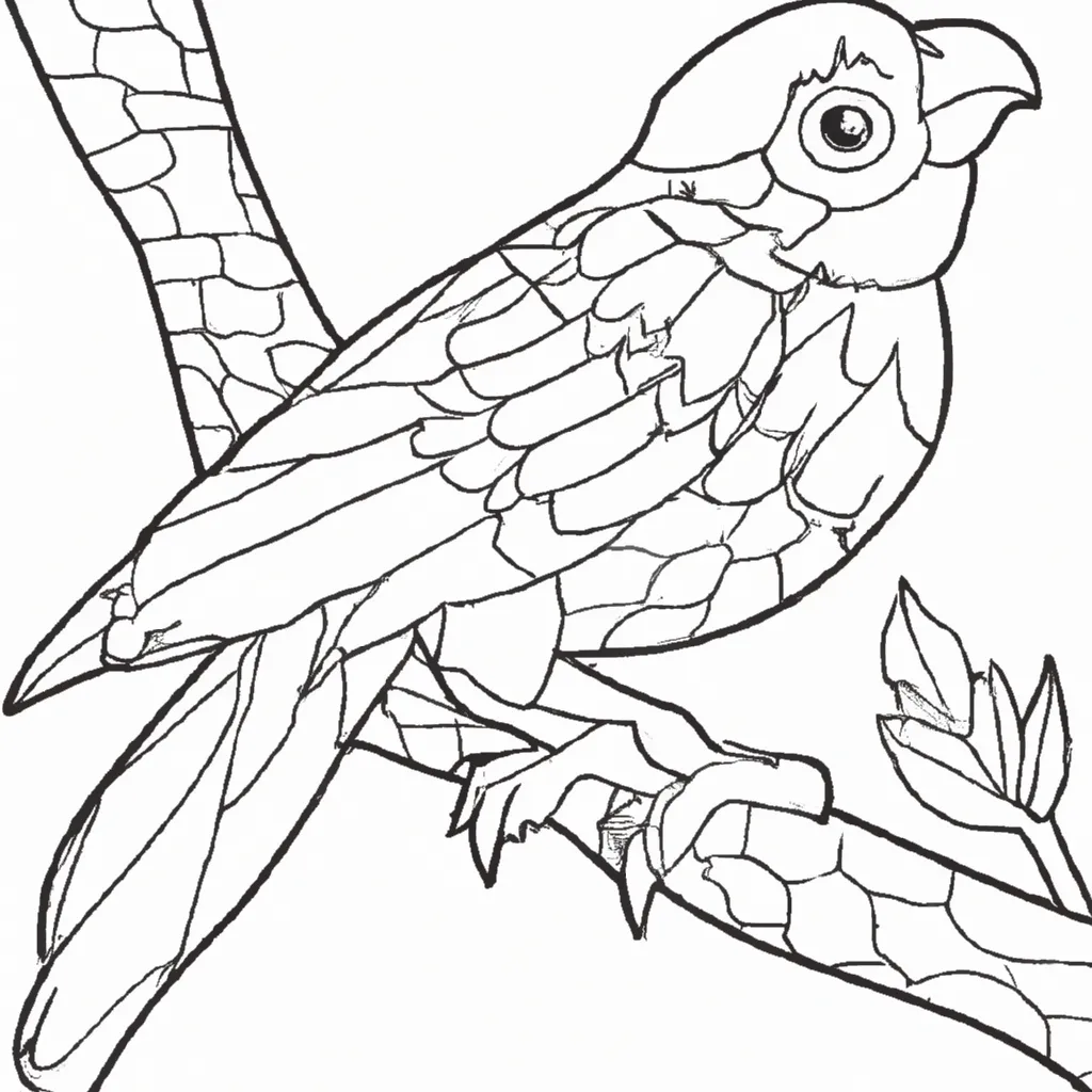 Desenho para criancas de desenhos passaros 1