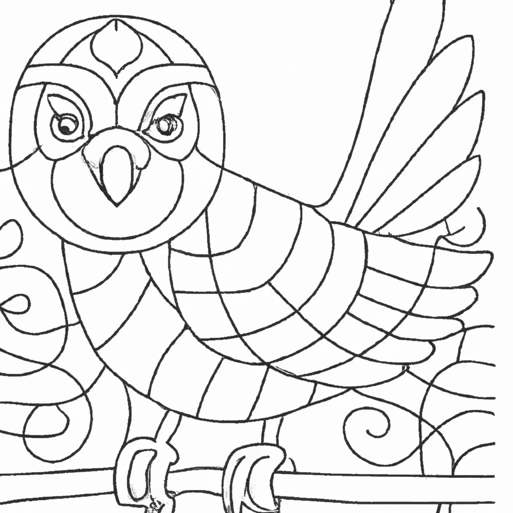 Desenho para criancas de desenhos passaros