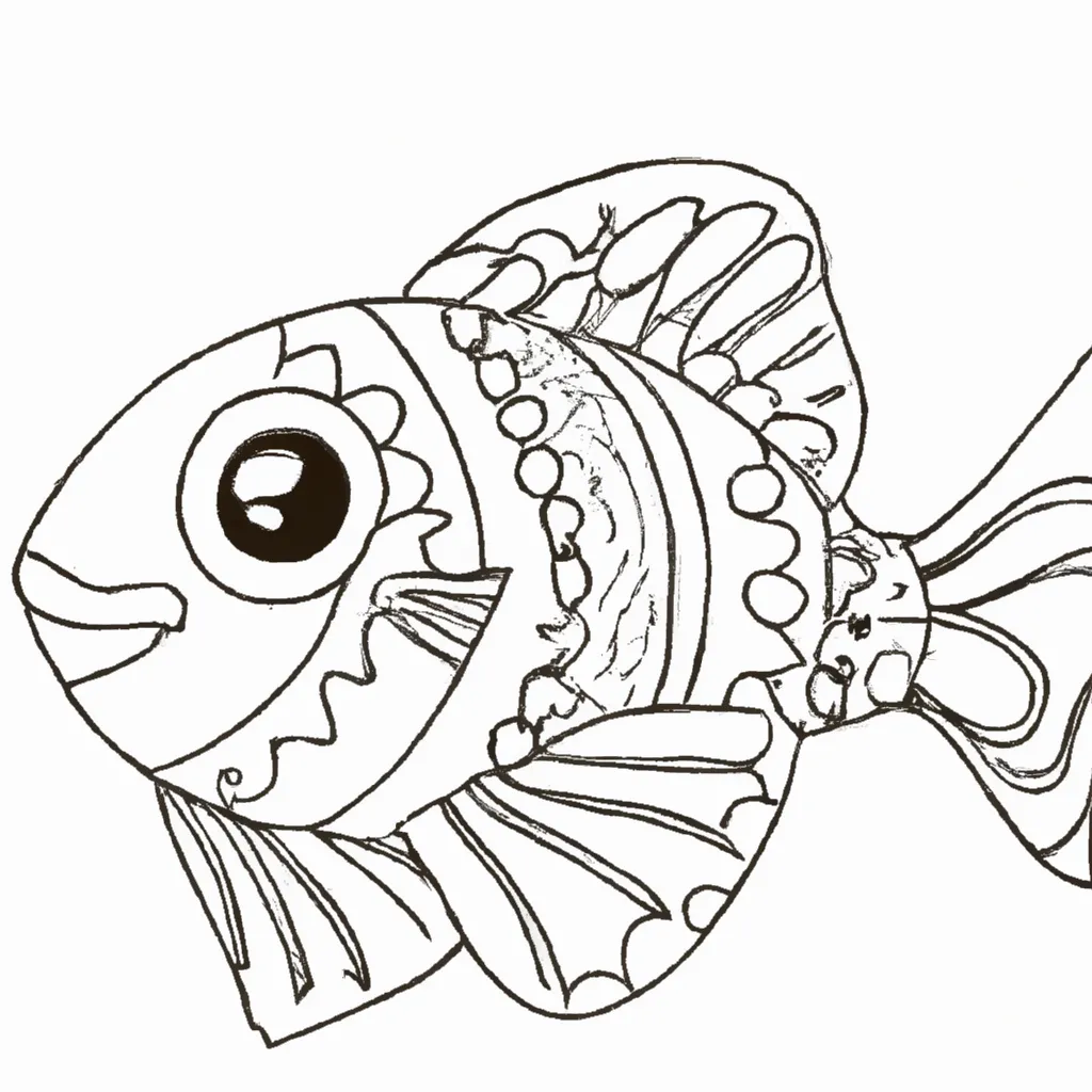 Desenho para criancas de desenhos peixe cachorro