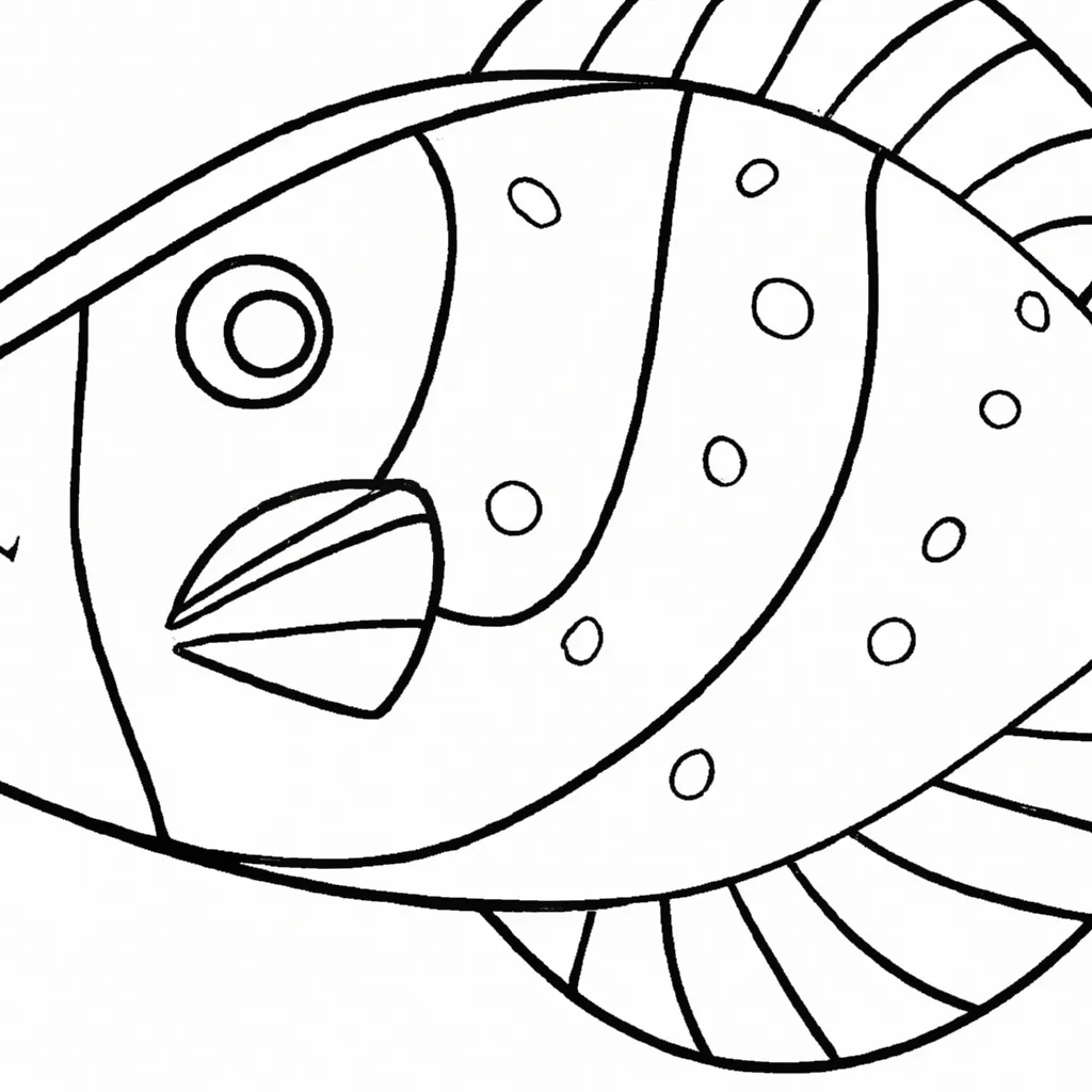 Desenho para criancas de desenhos peixes infantis