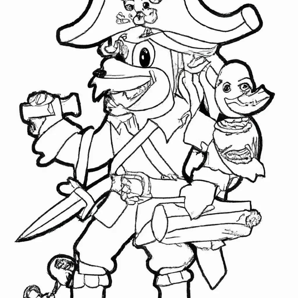 Desenho para criancas de desenhos pirata