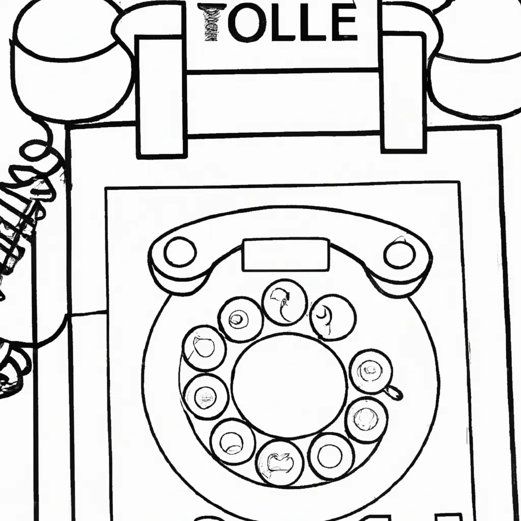 Desenho para criancas de desenhos telefone