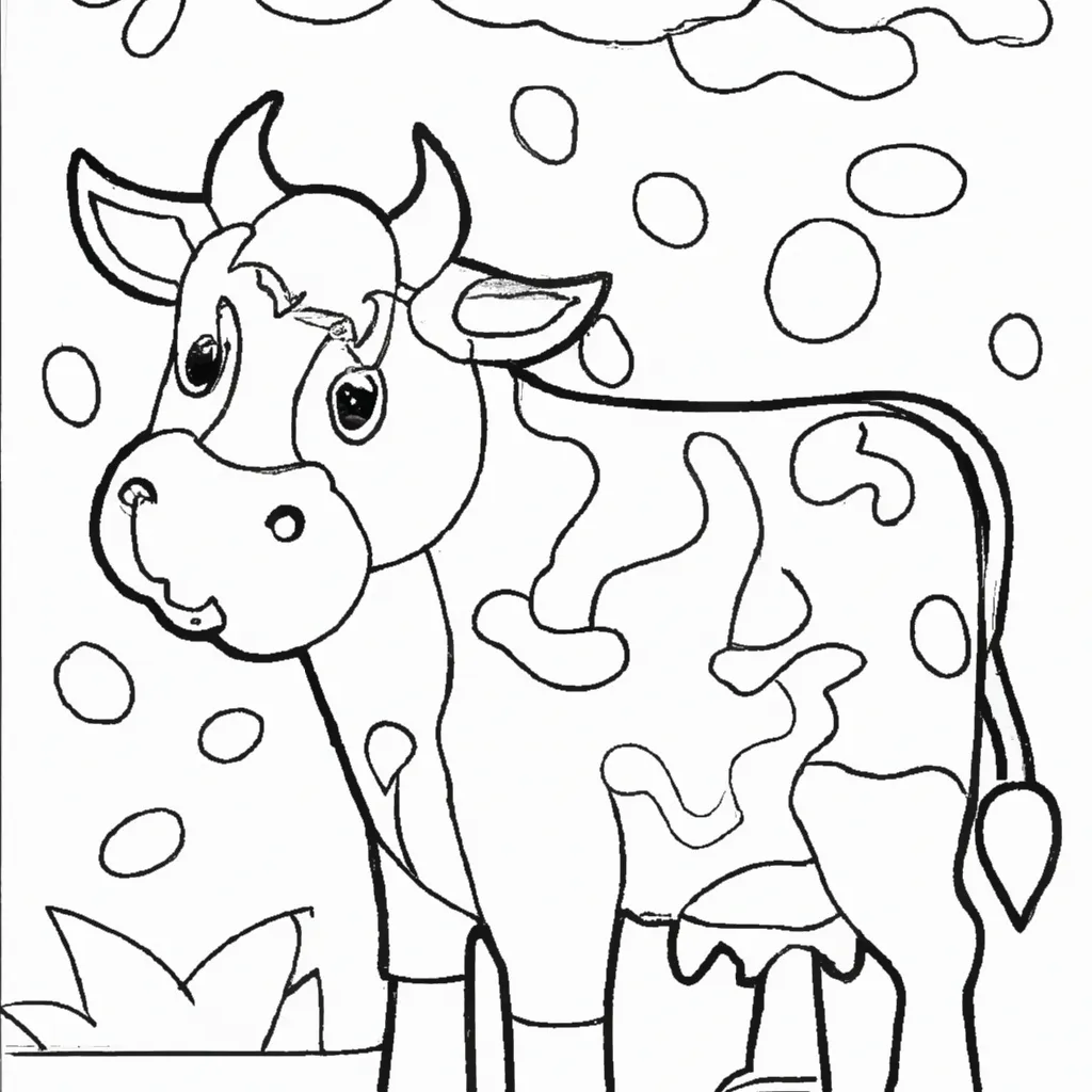 Desenho para criancas de desenhos vaca 1