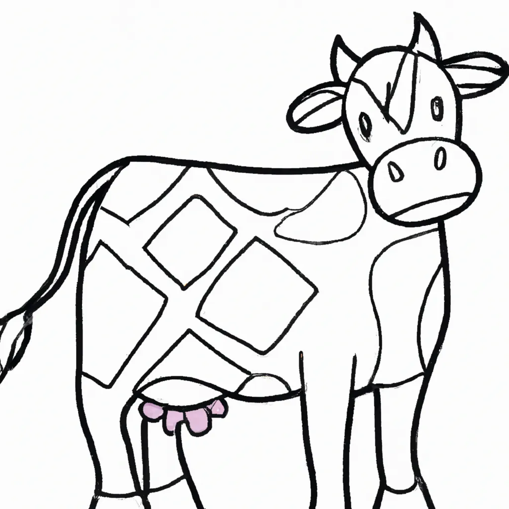 Desenho para criancas de desenhos vaca