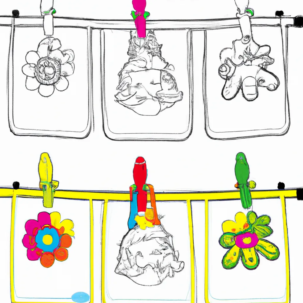Desenho para criancas de desenhos varal arte decoracao