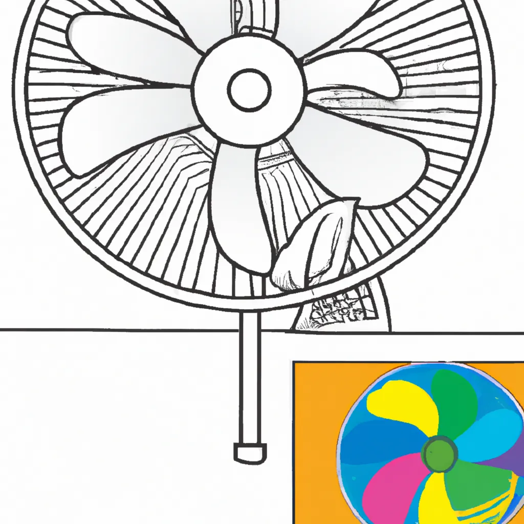 Desenho para criancas de desenhos ventilador