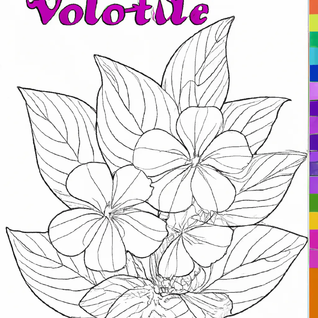 Desenho para criancas de desenhos violeta