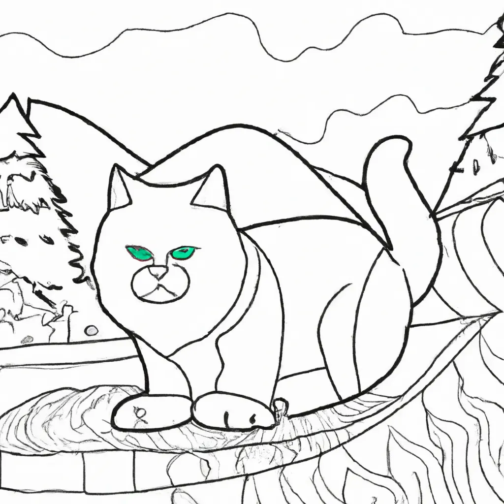 Aprenda a Colorir o Gato-Montês: Desenho Divertido para Todos! Desenho para criancas de gato monte desenhos