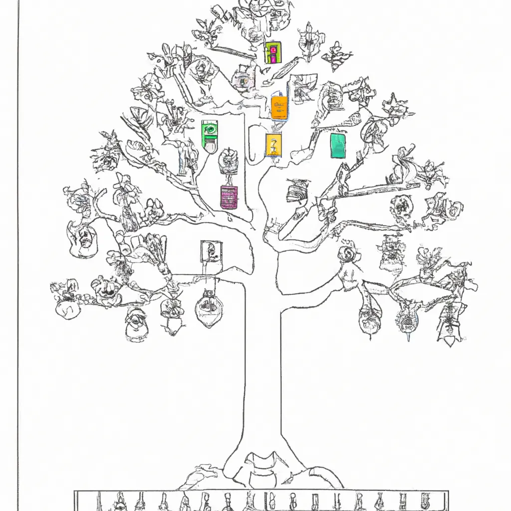 Desenho para pintar desenho arvore genealogica