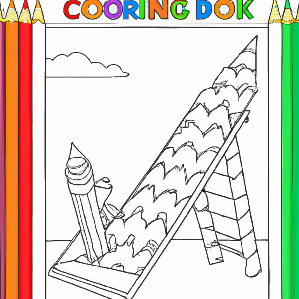 Desenho para pintar desenho empilhadeira industria