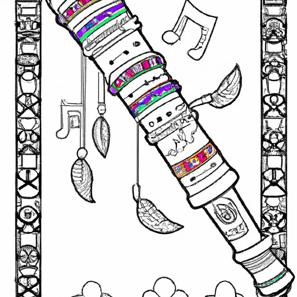 Gaita Colorida: Desenhe e Divirta-se com a Sua Própria Gaita! Desenho para pintar desenho gaita pt br