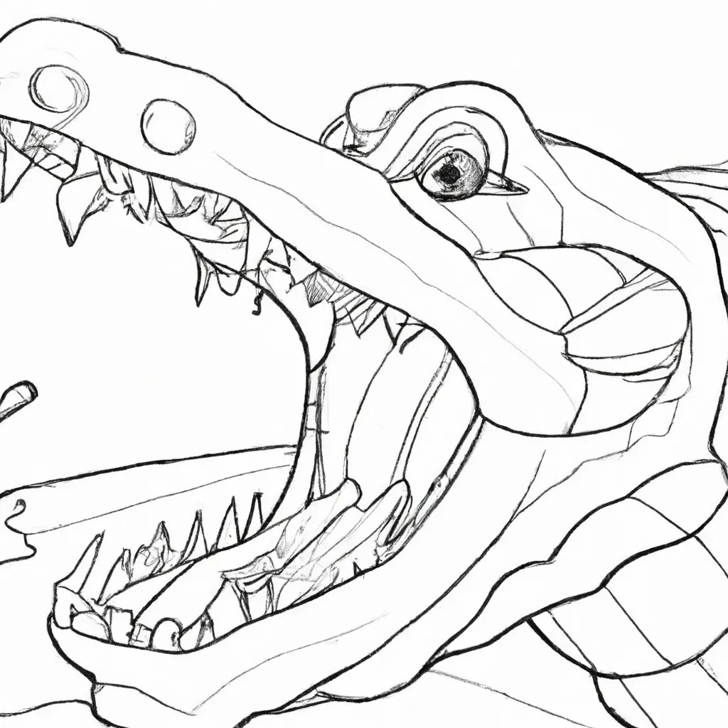 Desenho para pintar desenho garganta animacao infantil