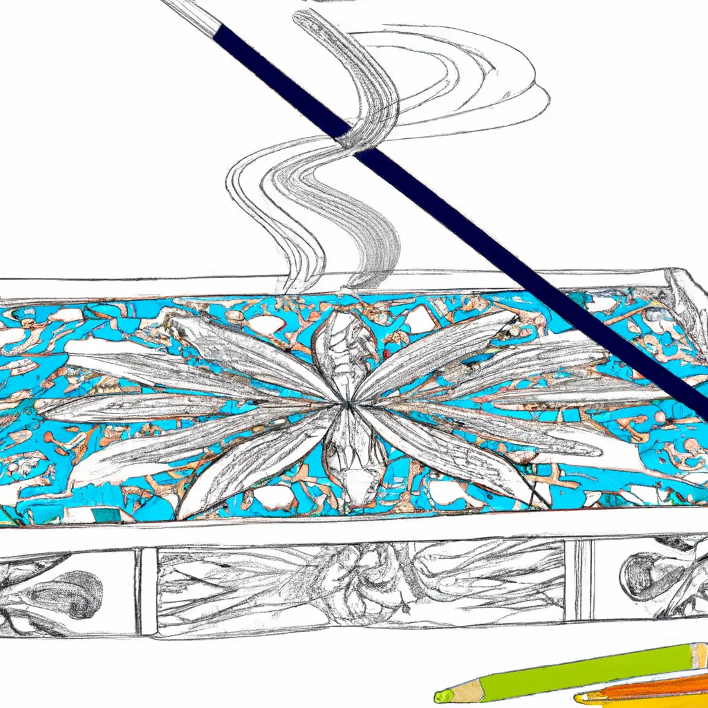 Desenho para pintar desenho incenso arte ritual sagrado