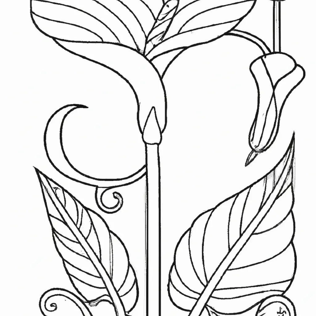 Desenho para pintar desenho lirio paz