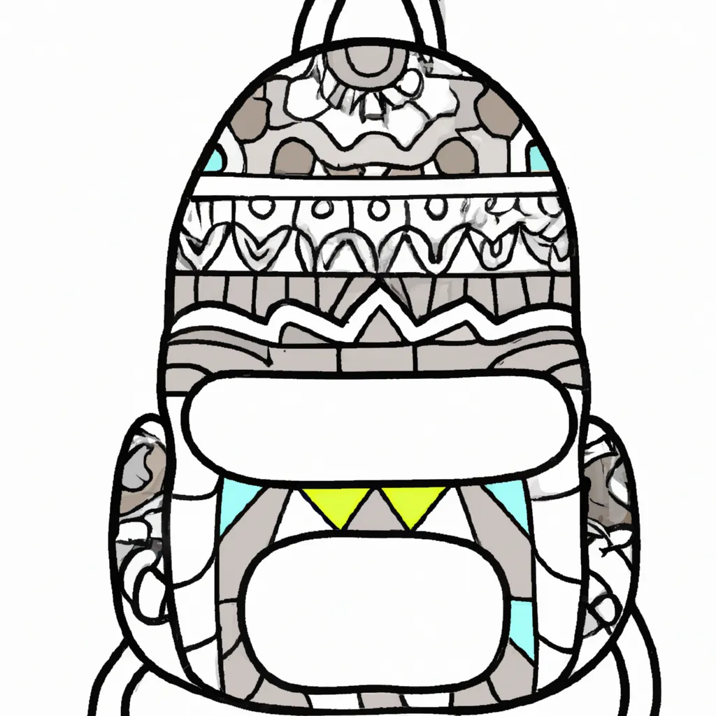Desenho para pintar desenho mochila ideias criativas