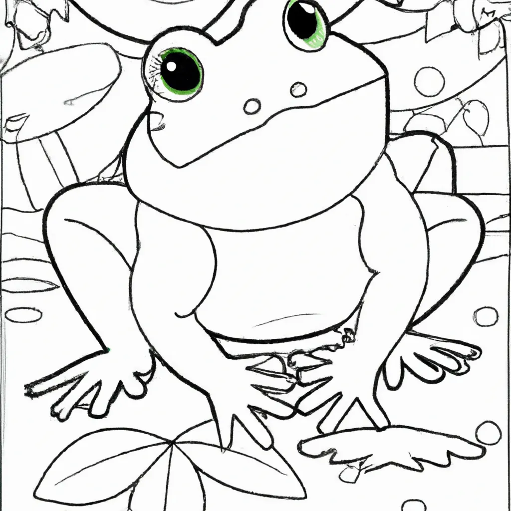 Desenho para pintar desenho sapo pt br