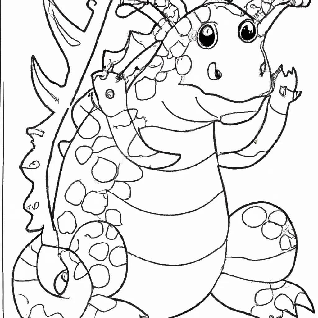 Desenho para pintar desenho zarabatana