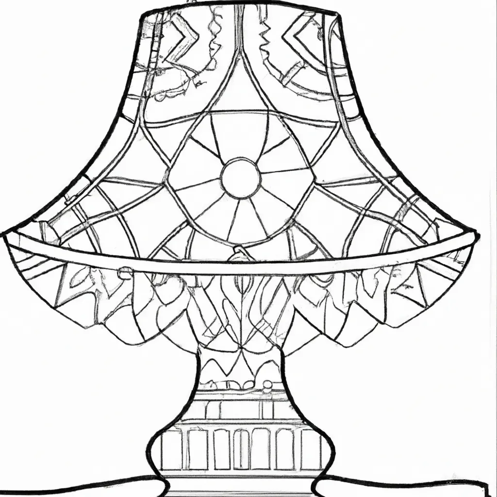 Desenho para pintar desenhos abajour iluminacao decoracao