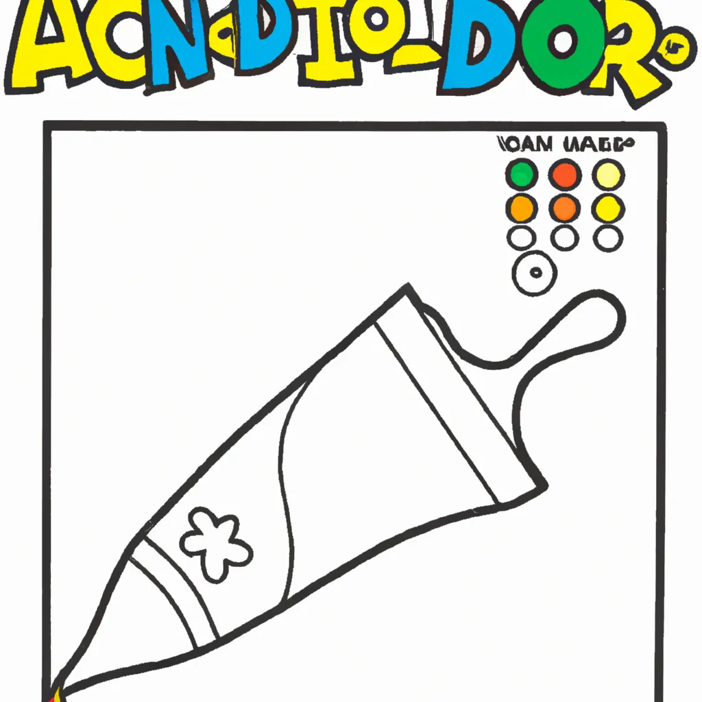 Desenho para pintar desenhos apontador