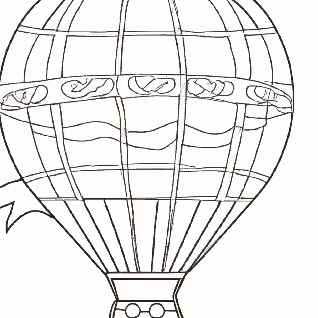 Desenho para pintar desenhos balao