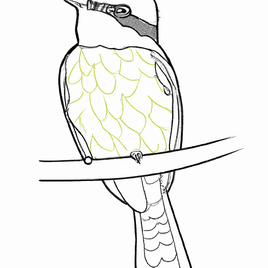 Desenho para pintar desenhos bem te vi