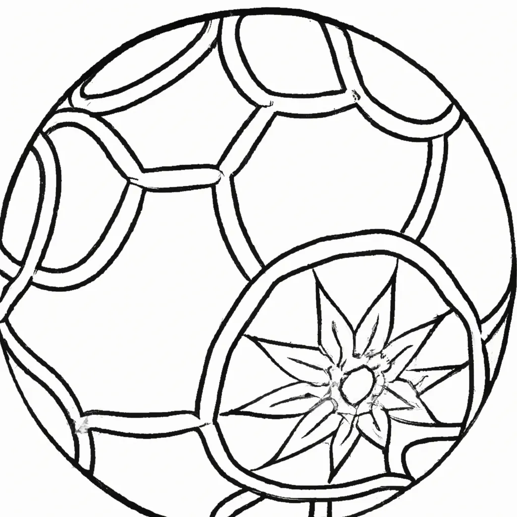 Desenho de Bola para Crianças Colorir: Diversão Garantida! Desenho para pintar desenhos bola criativos divertidos