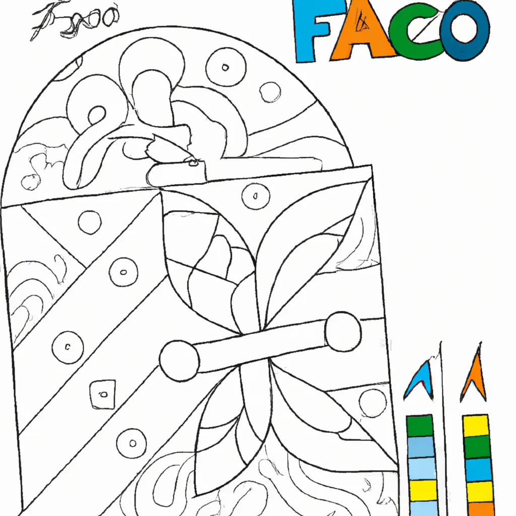 Desenho para pintar desenhos facao