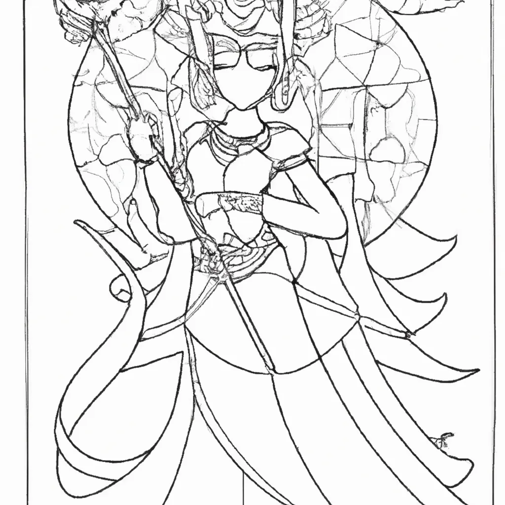 Desenho para pintar desenhos fada fantasia encantos criancas
