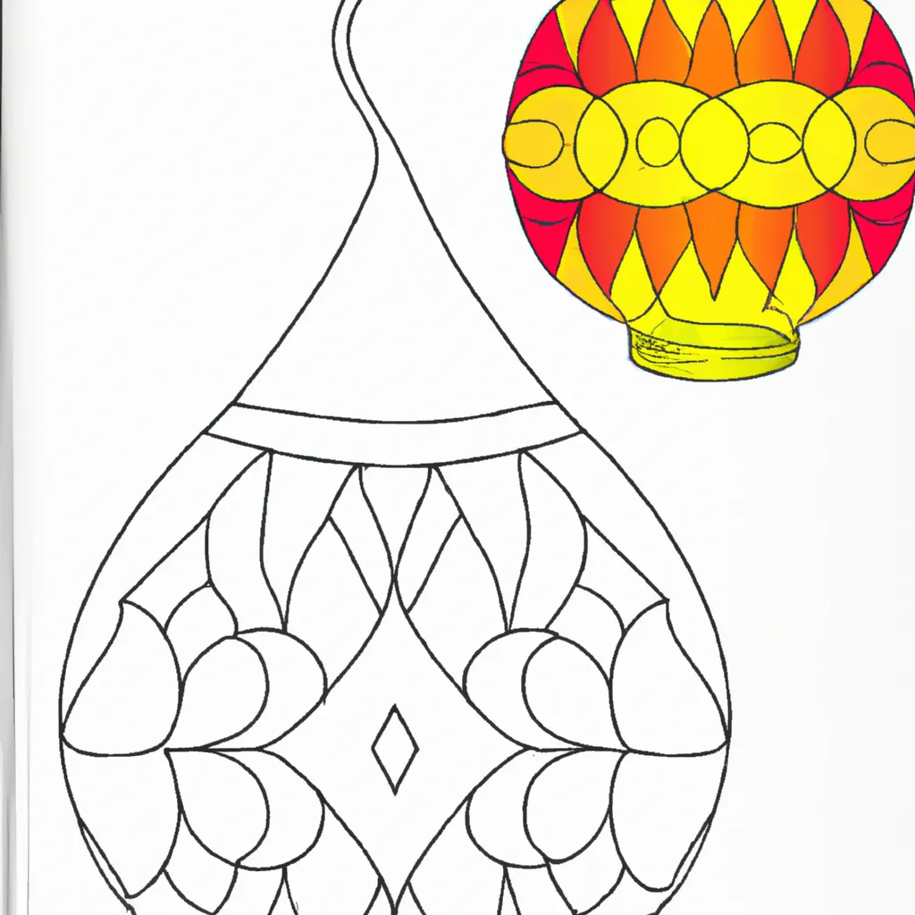 Colore sua Lampada e Desenhe um Mundo Mágico! Desenho para pintar desenhos lampada 1