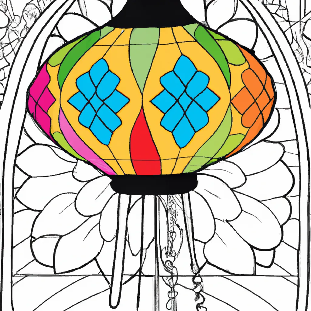Desenho para pintar desenhos lampada