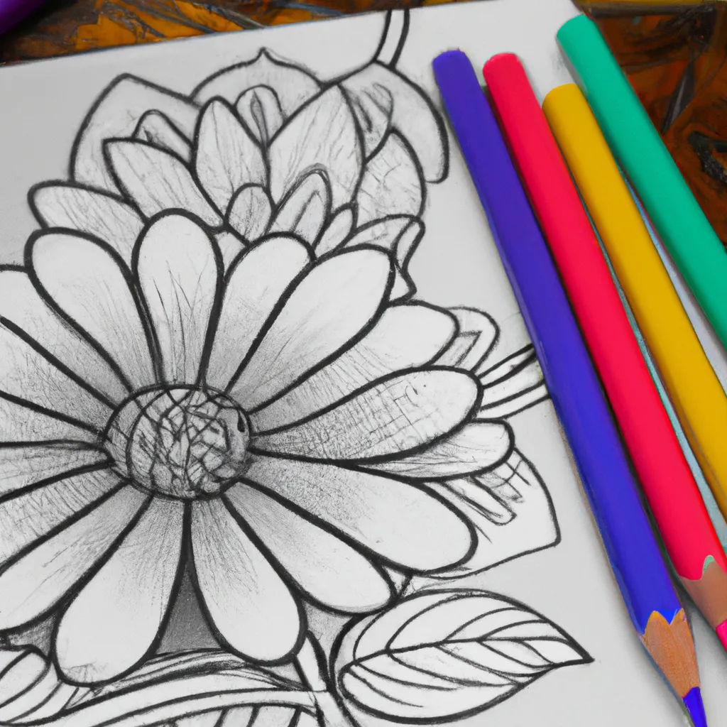 Desenho para pintar desenhos lapiseira