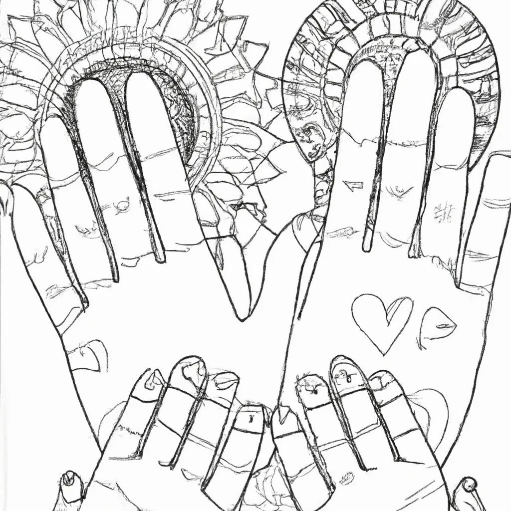 Desenho para pintar desenhos maos