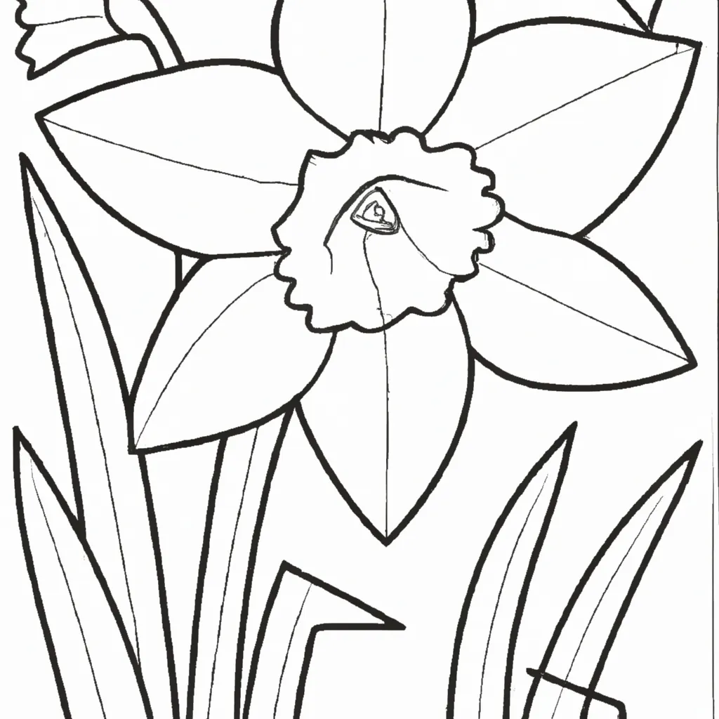 Desenho para pintar desenhos narciso