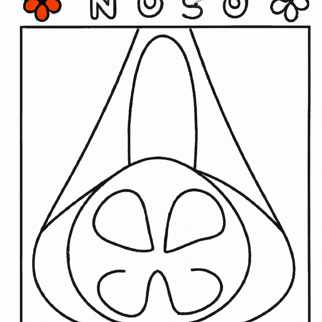 Desenho para pintar desenhos nariz arte criativa divertida