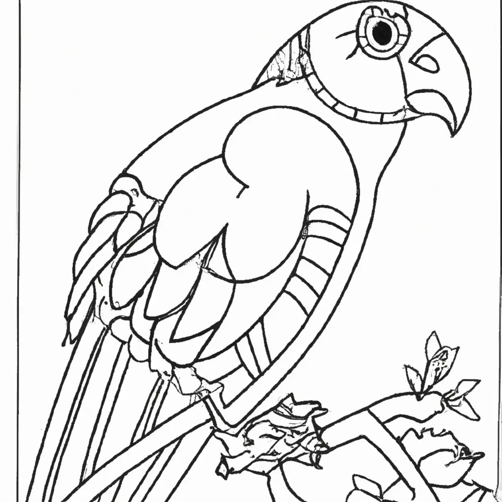 Desenho para pintar desenhos passaros