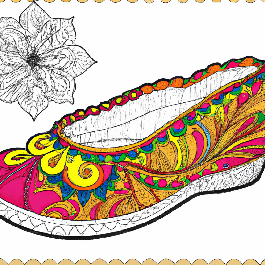 Adivinha o Sapato? Desafio de Colorir Divertido para Crianças! Desenho para pintar desenhos sapato