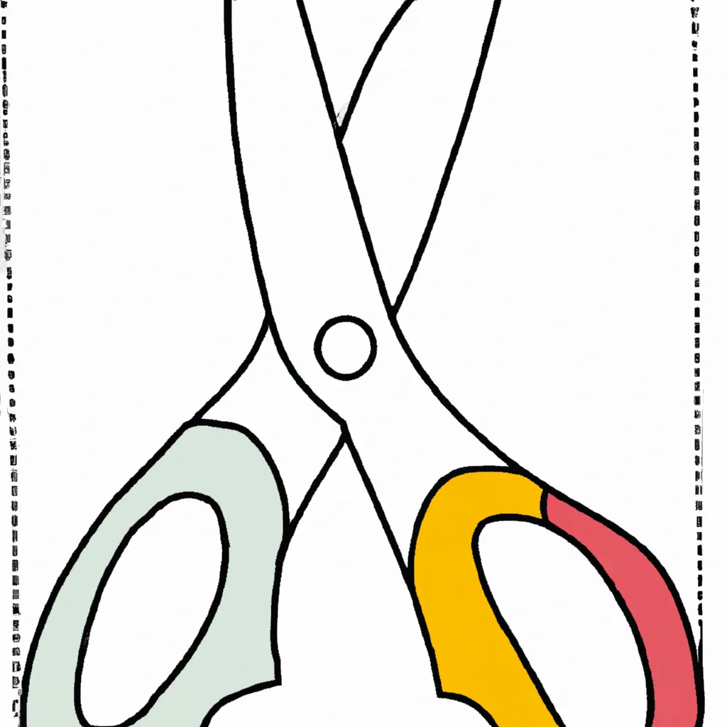 Desenho para pintar desenhos tesoura arte infantil