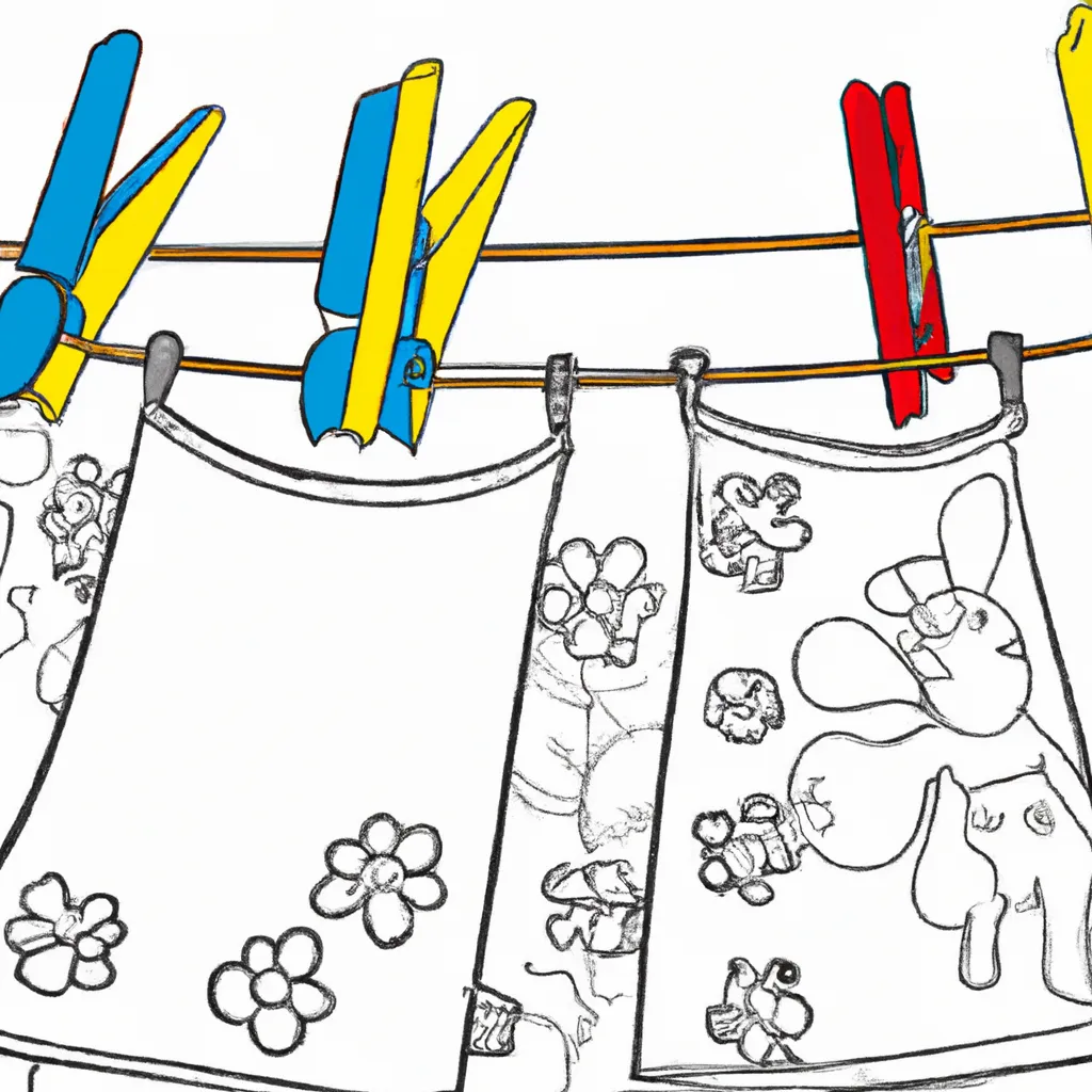 Desenho para pintar desenhos varal arte decoracao