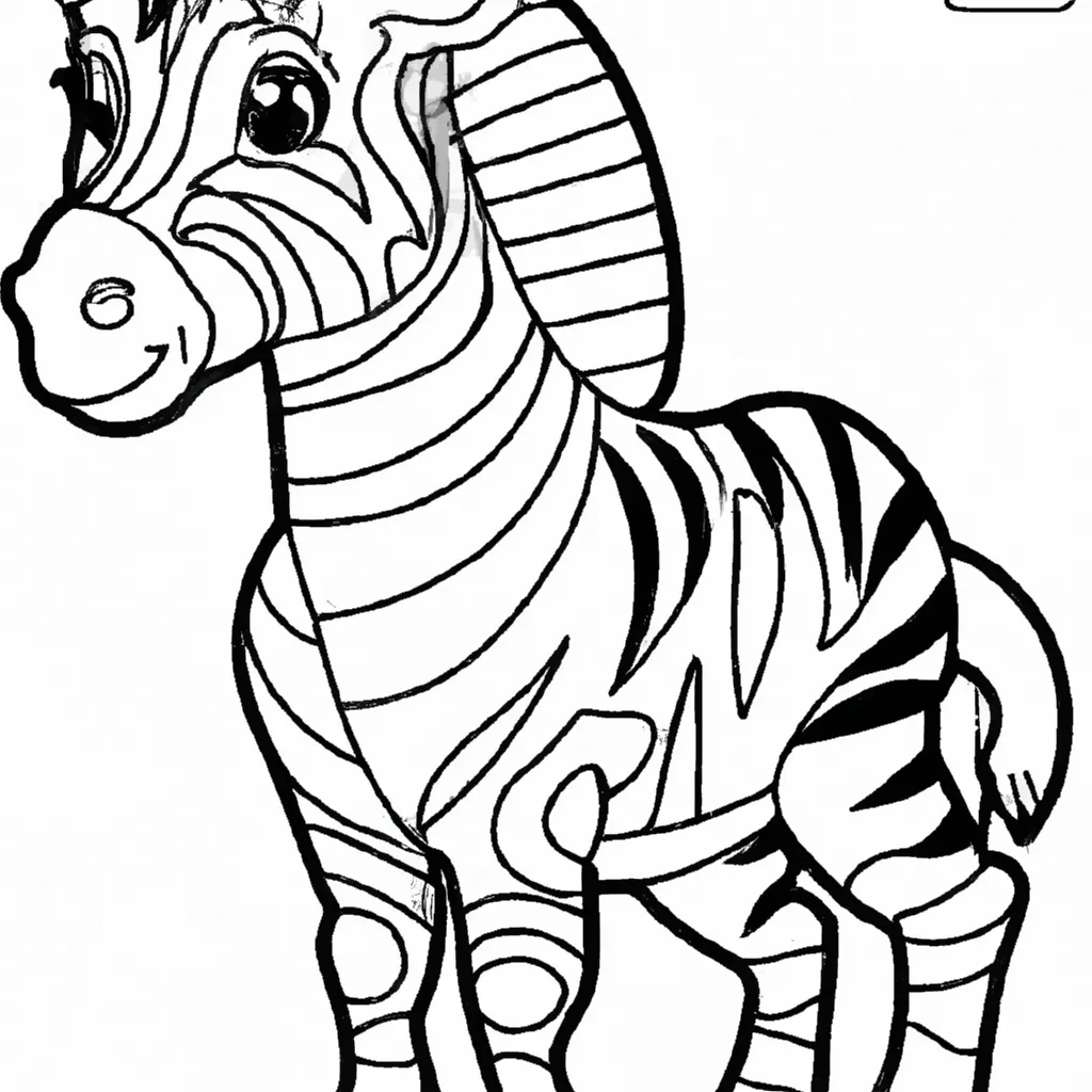 Desenho de Zebra para Colorir: Uma Aventura Criativa para Crianças! Desenho para pintar desenhos zebra