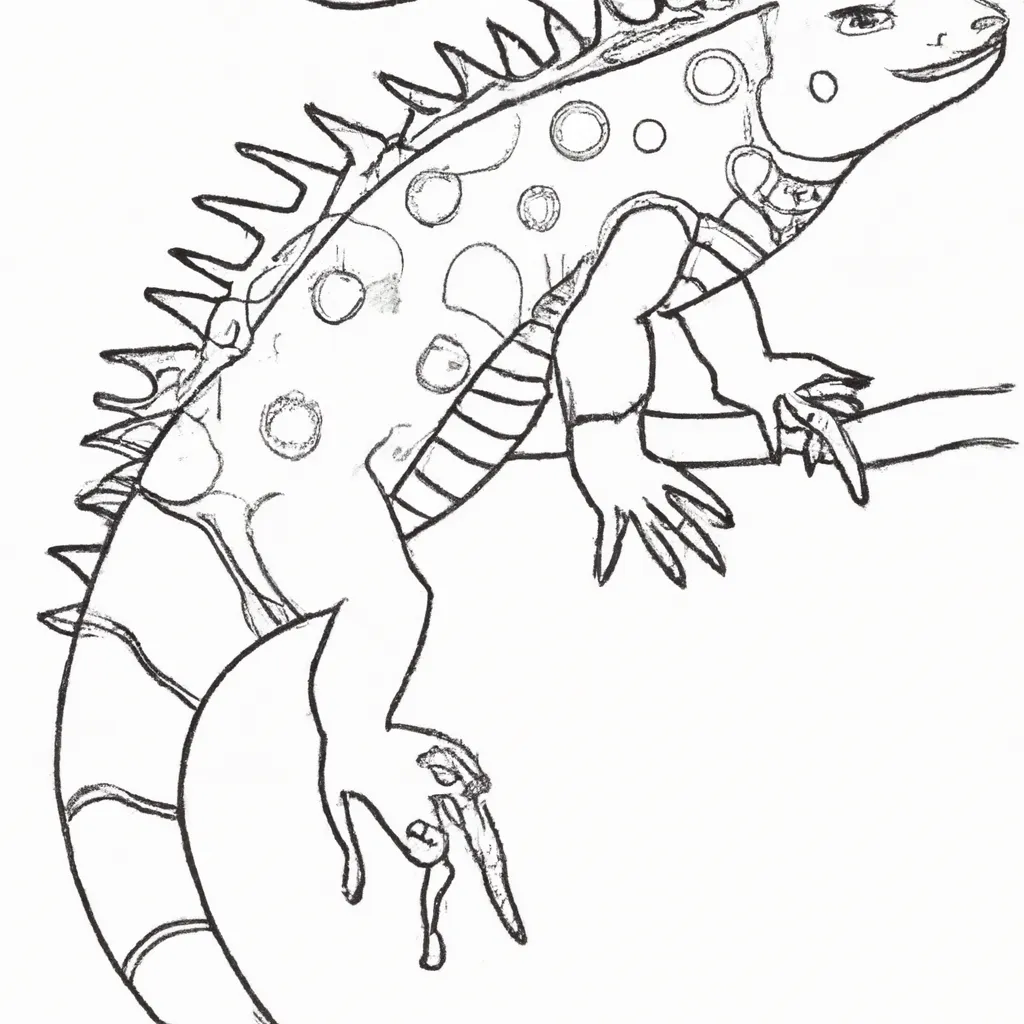 Desenho para pintar lagarto desenho arte criativa divertido