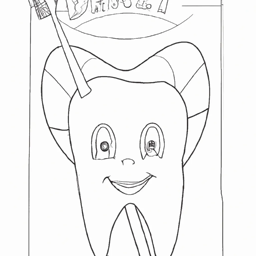 Desenho sobre dentes desenhos divertidos