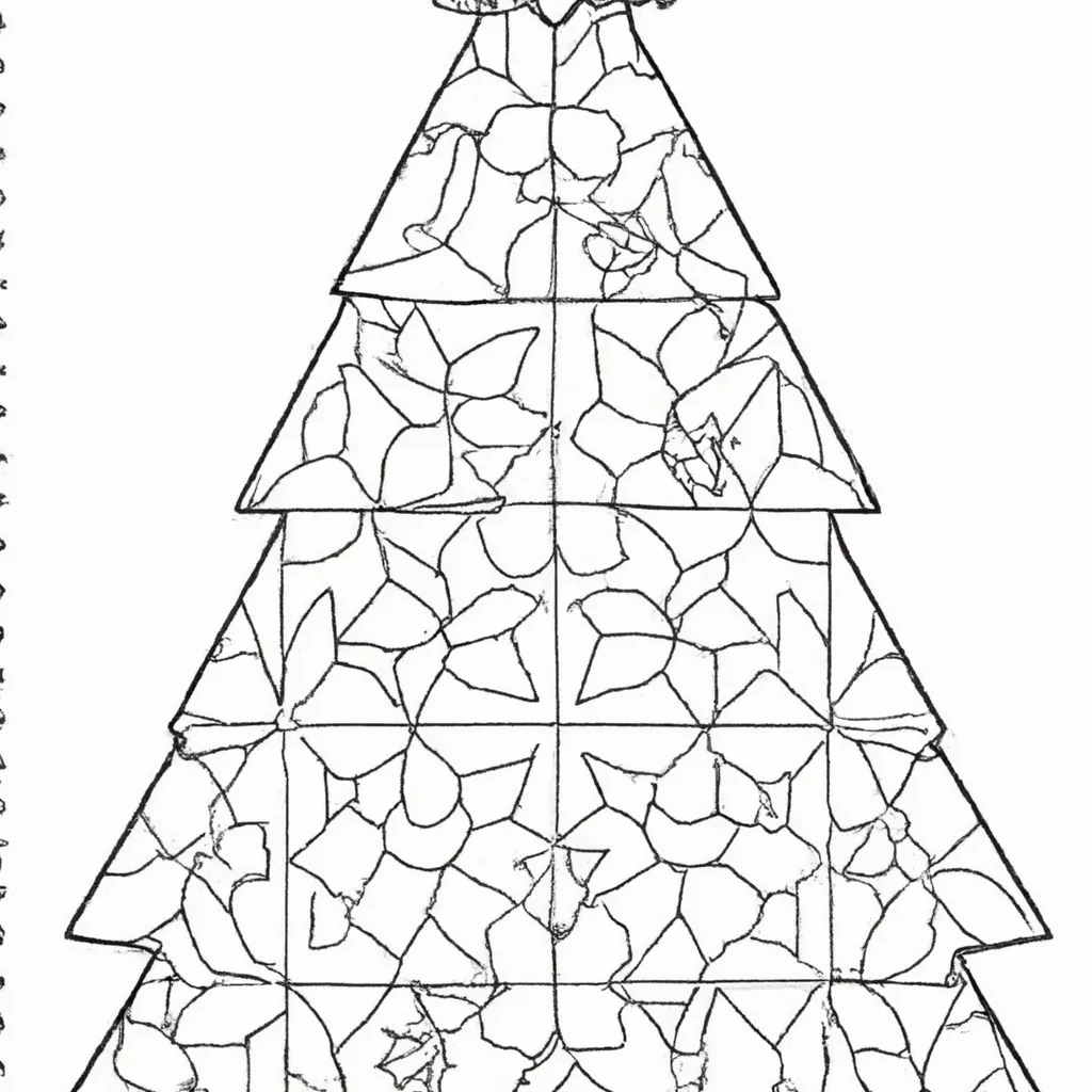 Desenho sobre desenho arvore natal natalino divertido