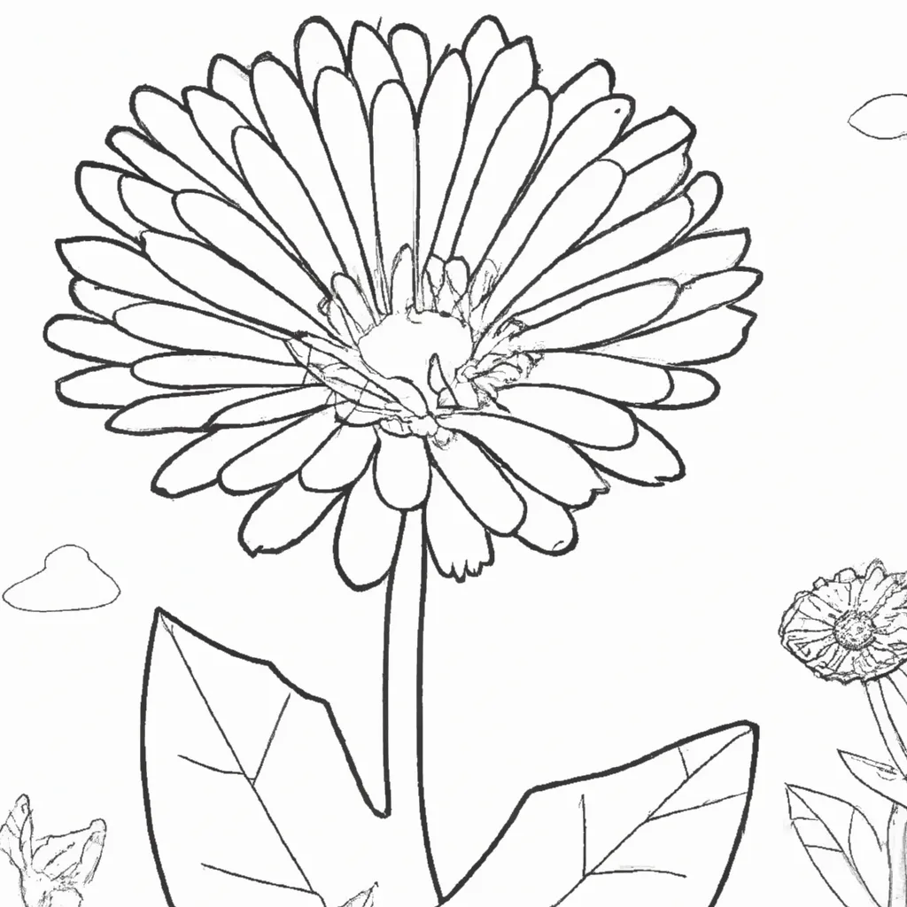 Desenho sobre desenho caleendula