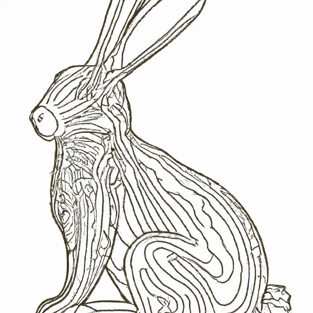 Desenho sobre desenho lebre corrida animacao ilustracao