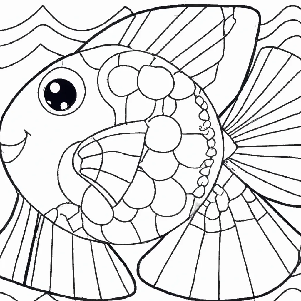 Desenho sobre desenho peixe anjo