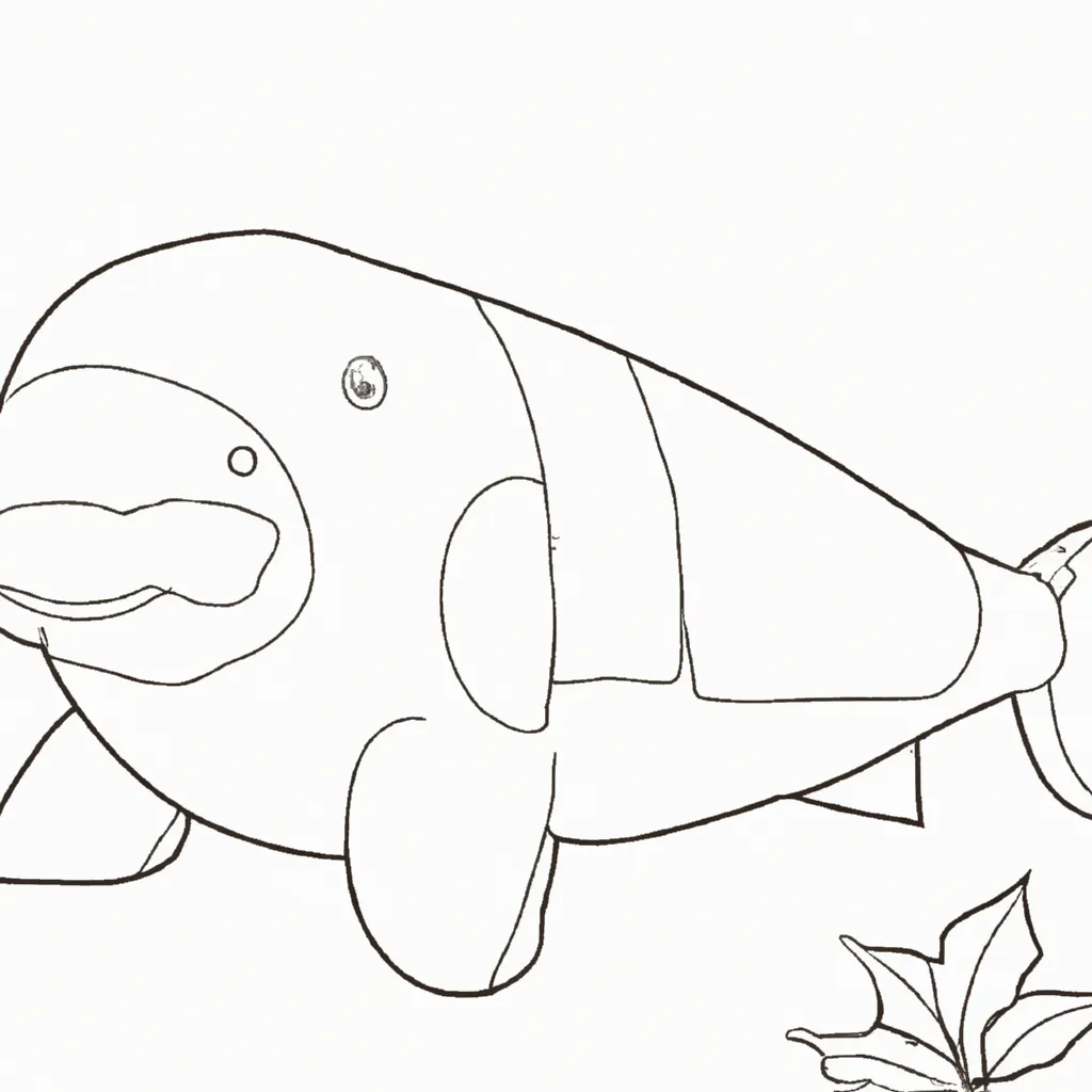 Desenho sobre desenho peixe boi