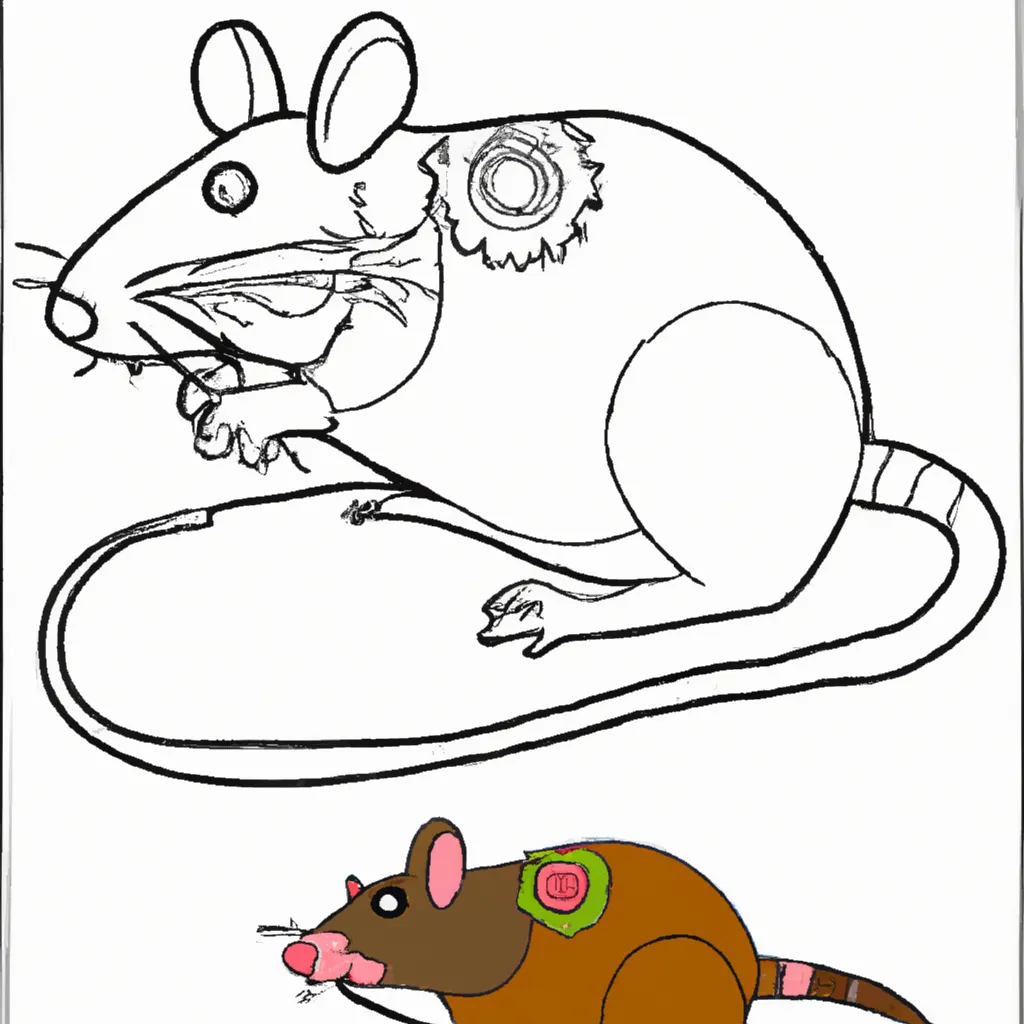 Desenho sobre desenho ratoeira armadilha caca pega