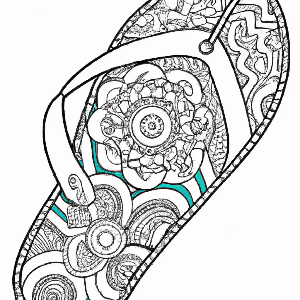 Desenho sobre desenho sandalia artesanal